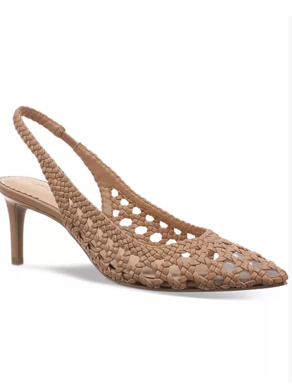 NINE WEST basket woven heels 2 1/2 inches size 8